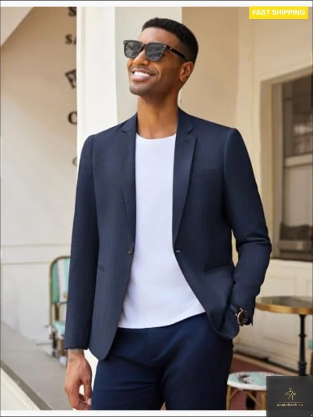 Slim Fit Blazer Lightweight Sport Coat Classic Business Casual Elegant Jacket
